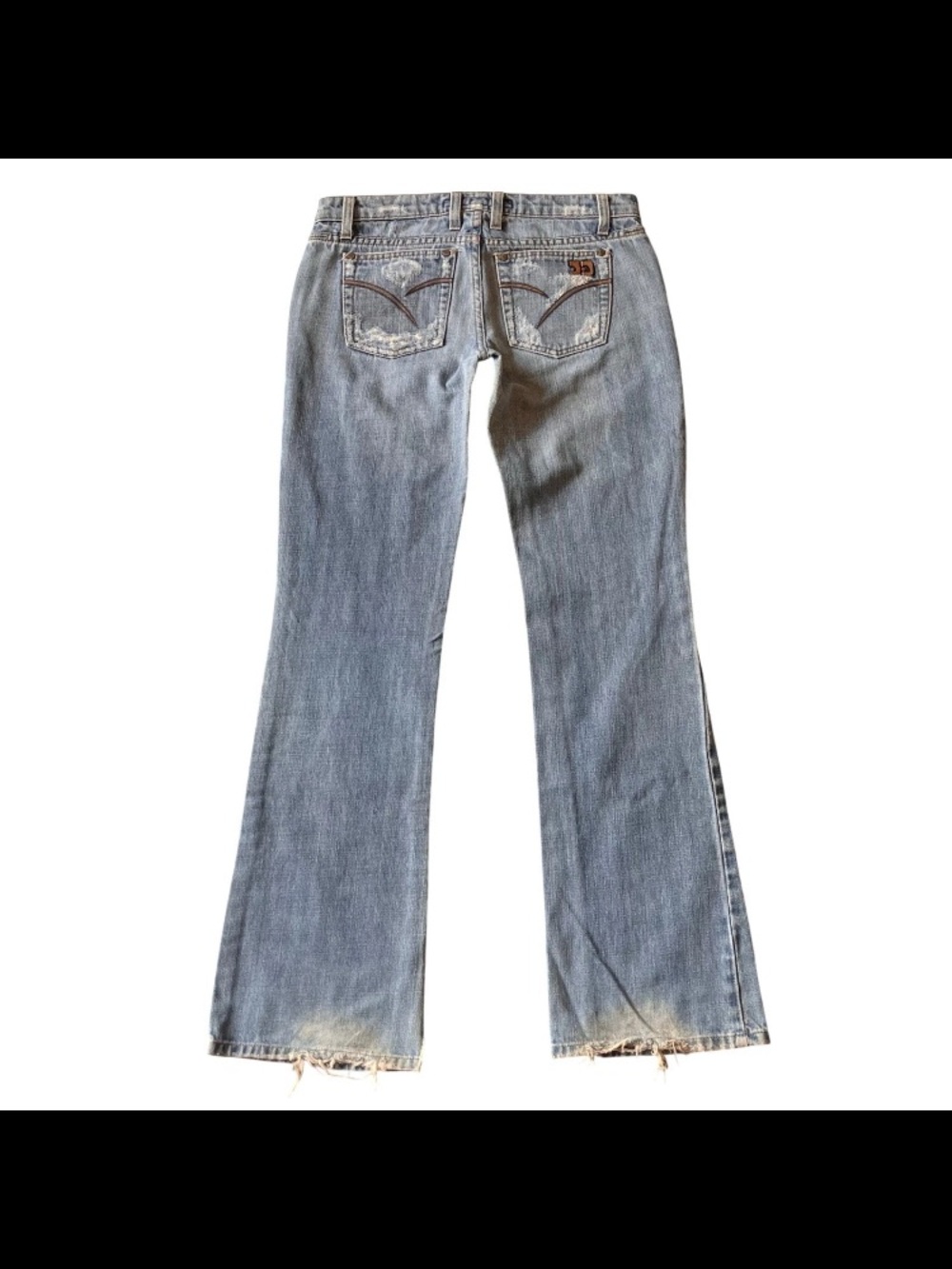 Vintage Joe’s Jeans Low Rise Bootcut W 27 (32x32) Made in USA Biker Trashy Y2K